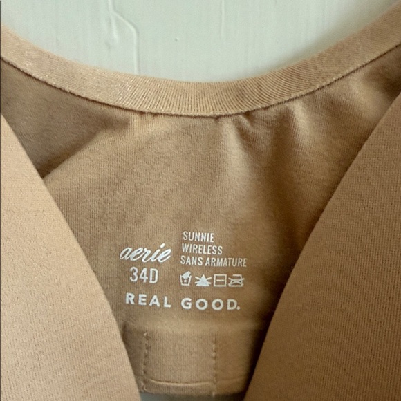 Aerie Sunnie Bloom Wireless Nude bra 34D - Picture 2 of 3